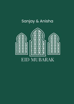 Eastern Print Studio | Eid Mubarak | aanpasbare naam