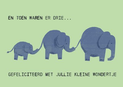 Greetz | Geboortekaart | olifant