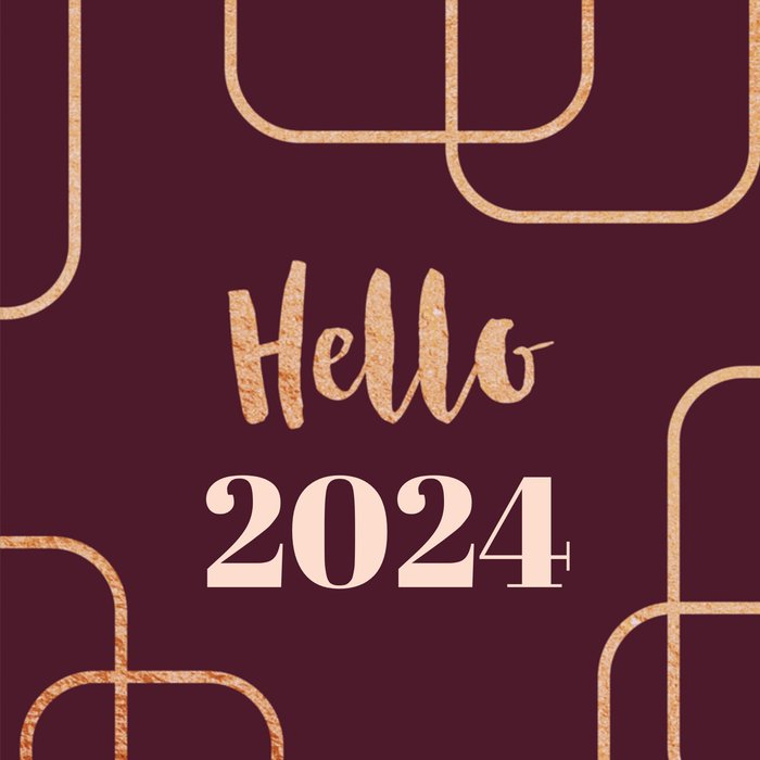 Greetz | Nieuwjaarskaart | hello 2024