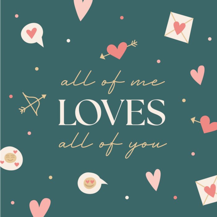 Papercute | Valentijnskaart | All of me loves all of you