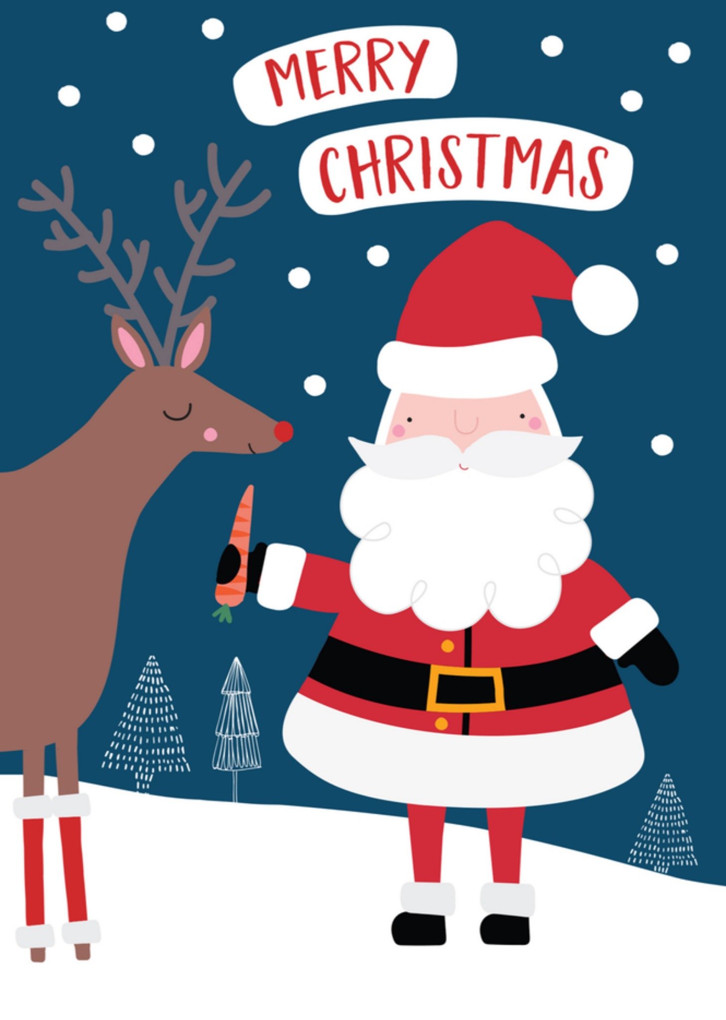 Natalie Alex Kerstkaart Kerstman Mifkins