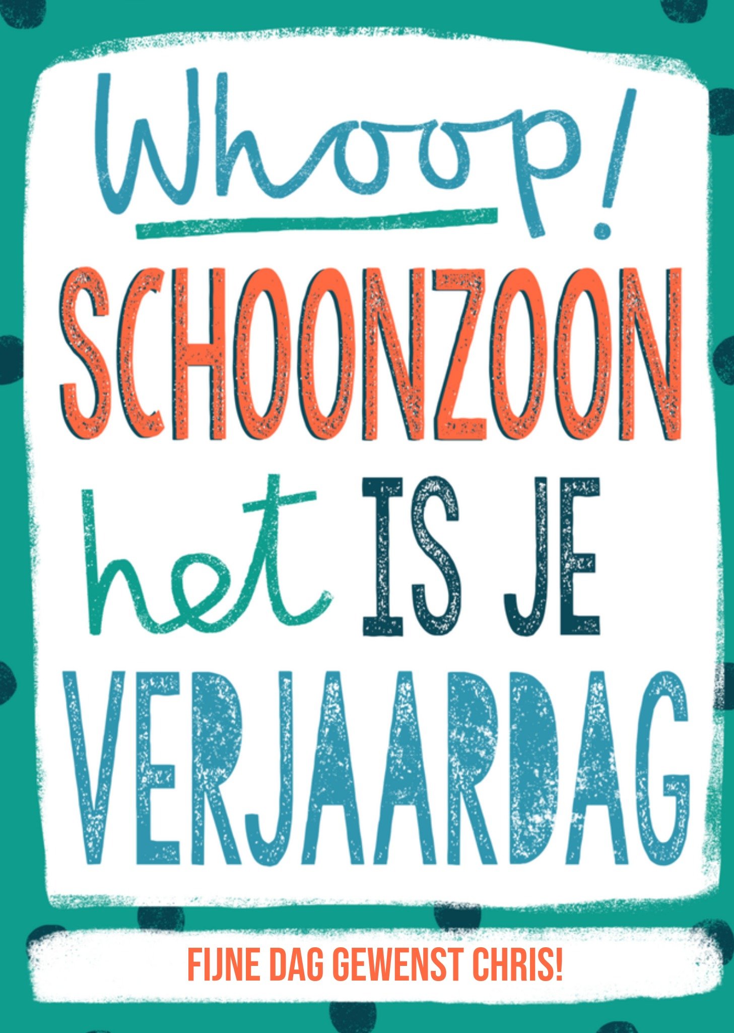 Verjaardag Schoonzoon Tekst Greetz