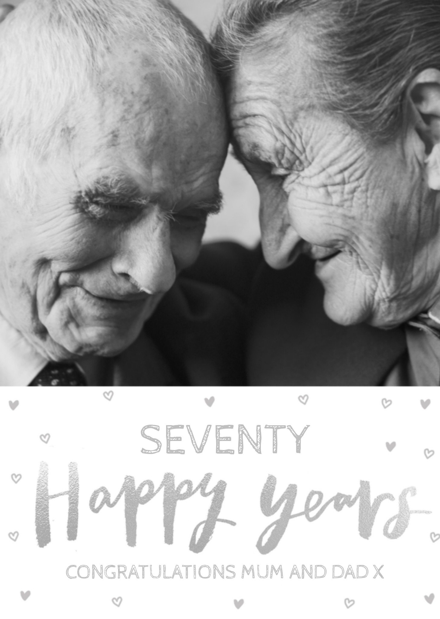 Greetz Huwelijksjubileum 70 jaar getrouwd Standard Card