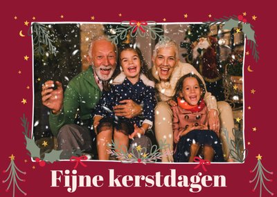 Greetz | Kerstkaart | Fijne Kerstdagen | Aanpasbare Foto