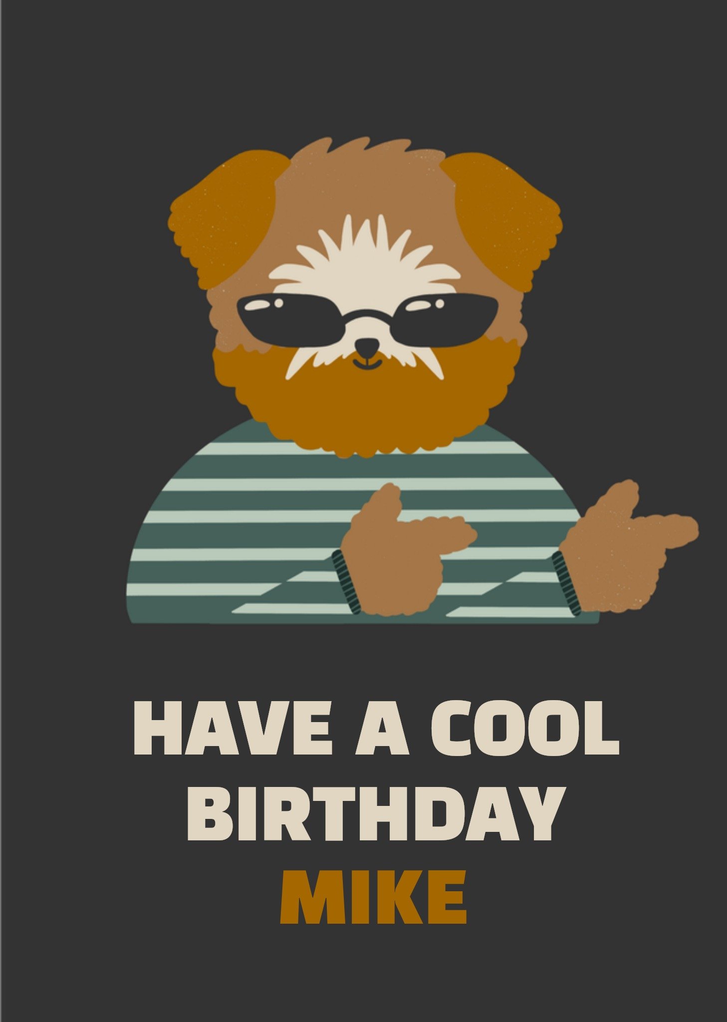 Greetz Verjaardagskaart Cool Standard Card