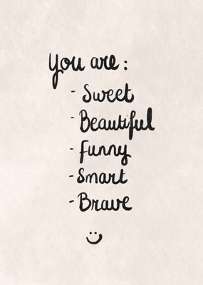 Greetz | Denken aan kaart | complimenten
