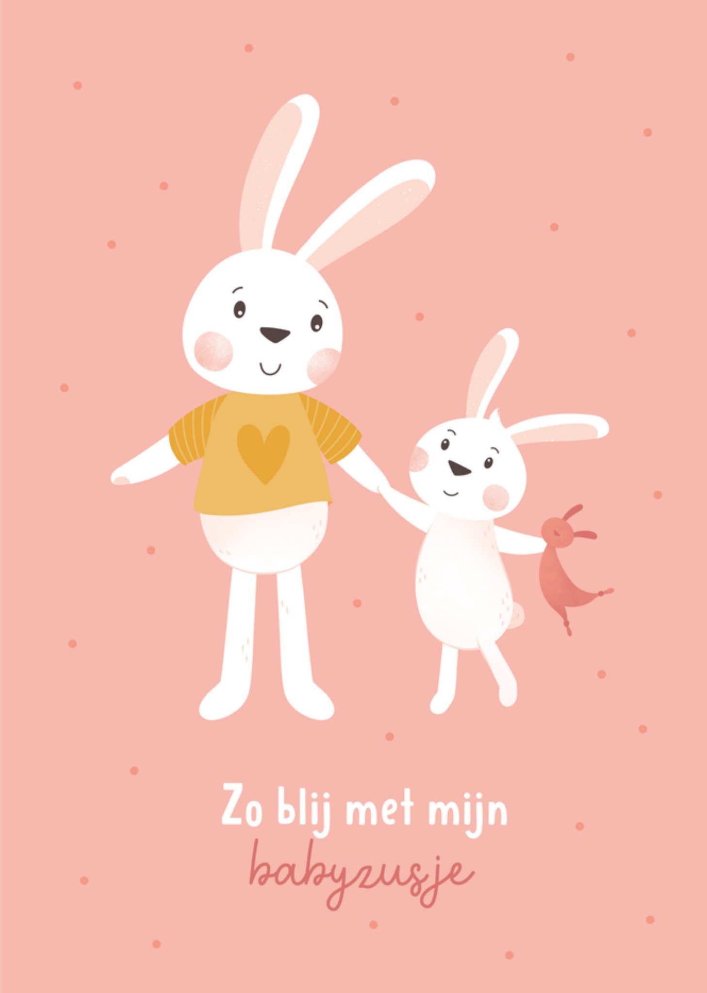 Geboortekaart Baby zusje Kaart Kleine Twinkeltjes