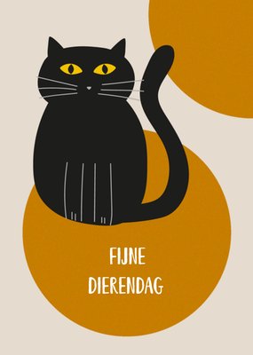 Greetz | Dierendag kaart | Illustratie | Kat