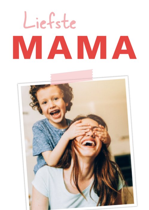 Greetz | Moederdagkaart | foto | liefste mama