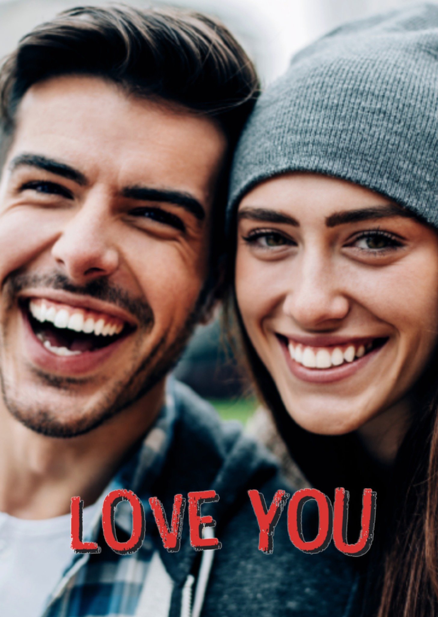 Greetz Valentijnskaart Love you met foto Standard Card