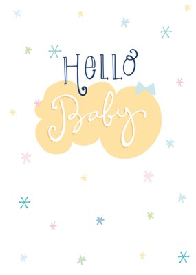 Funny Side Up | Geboortekaart | Hello baby