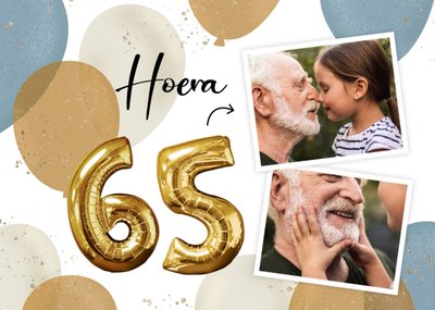 Greetz | Verjaardagskaart | 65 jaar | fotokaart