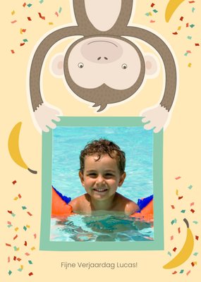 Greetz | Verjaardagskaart | Aap | Jongen