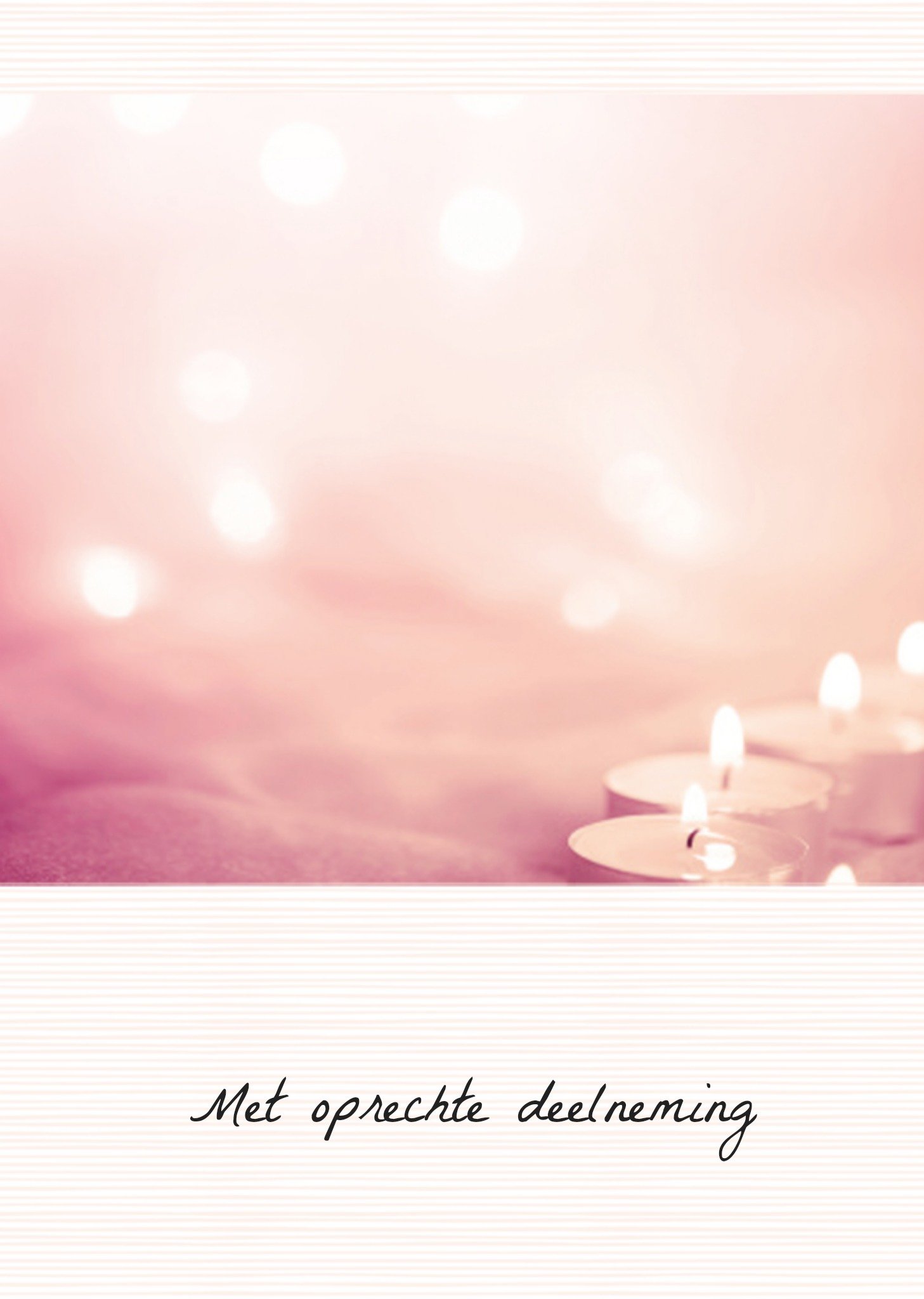 Condoleancekaart Kaars Kaart TMS