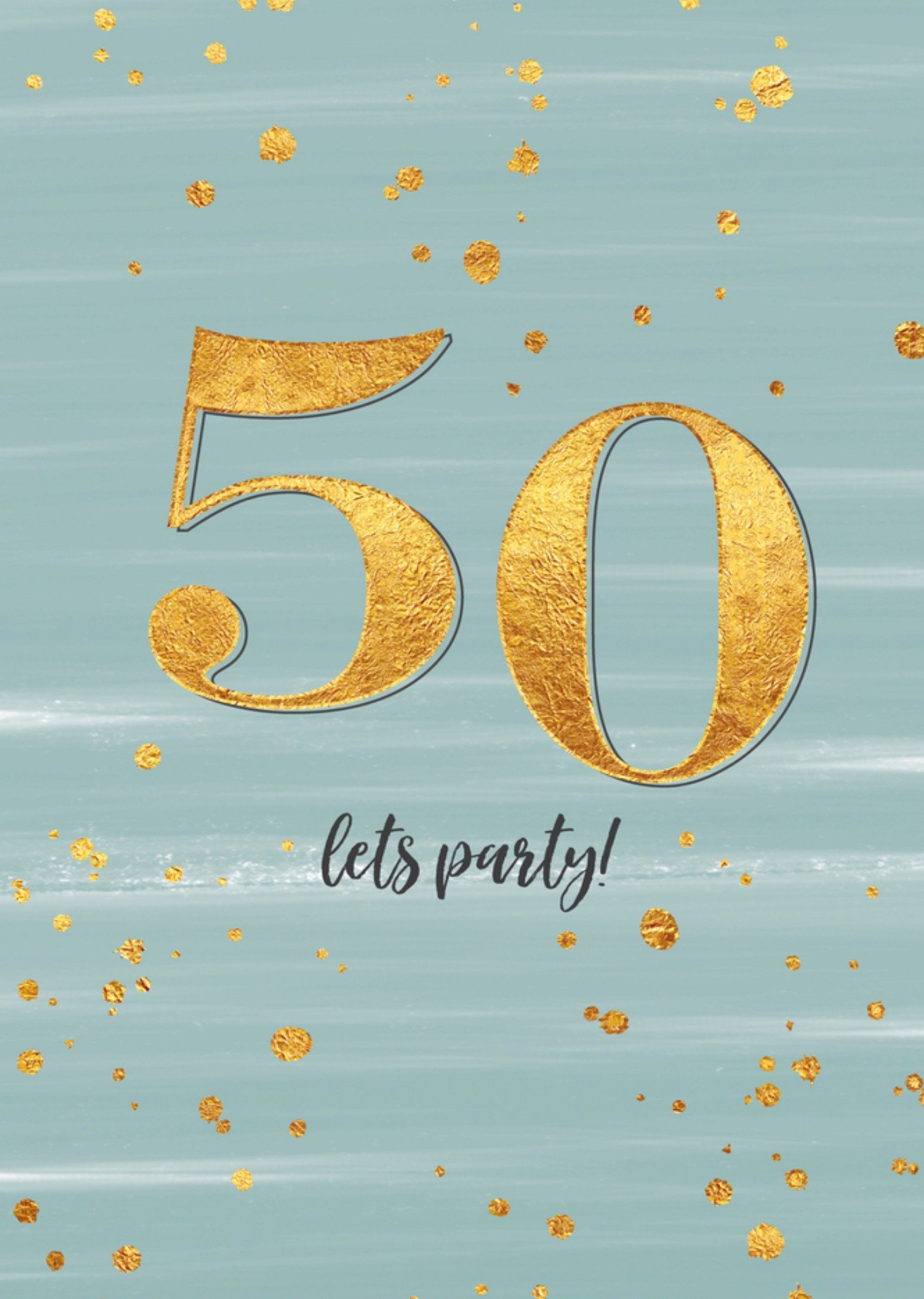 Uitnodiging verjaardagsfeest 50 jaar Kaart Tsjip