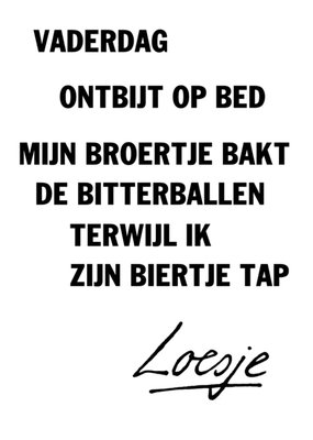 Loesje | Vaderdagkaart | grappig