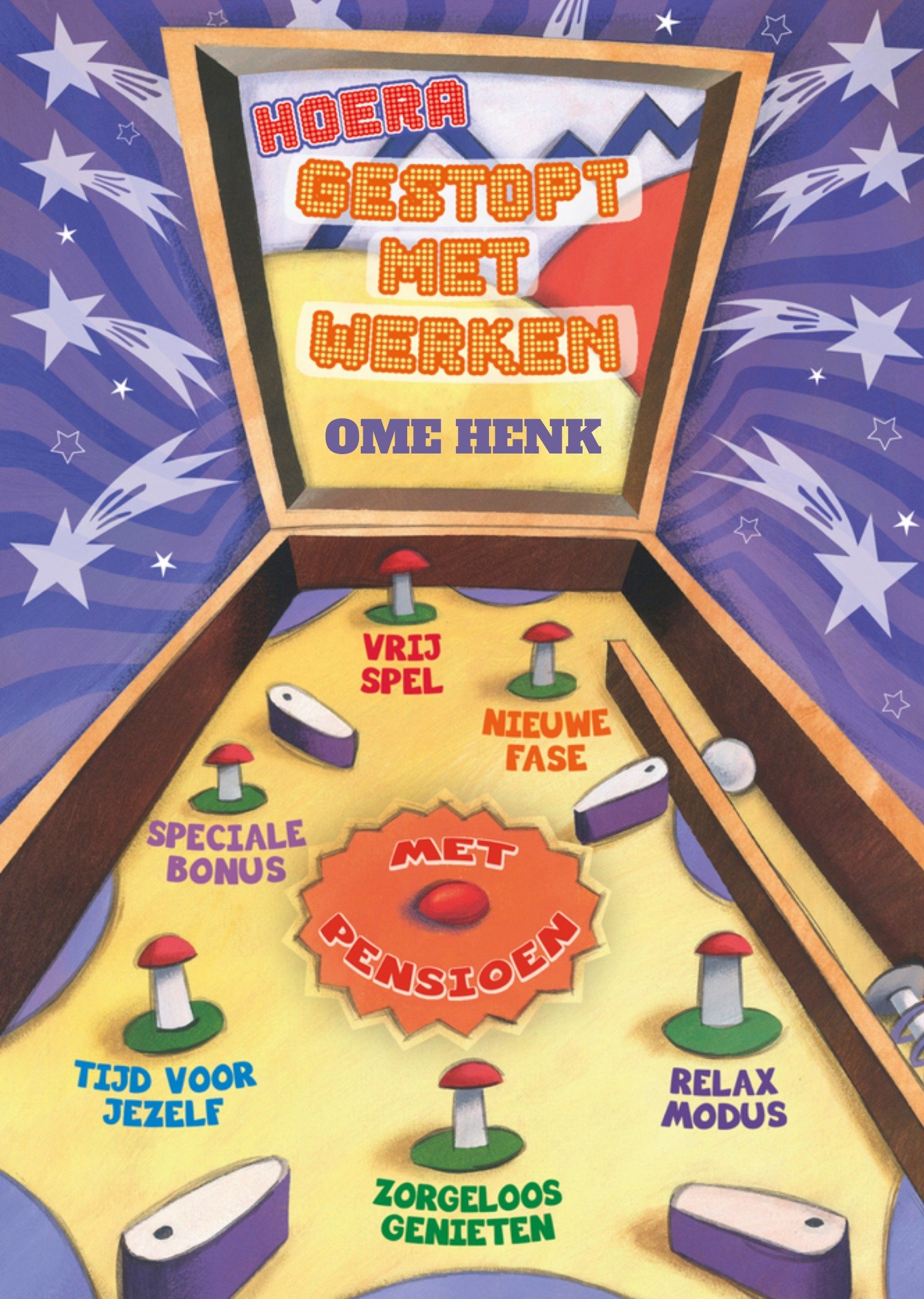 Pensioenkaart Oom Kaart Paperclip