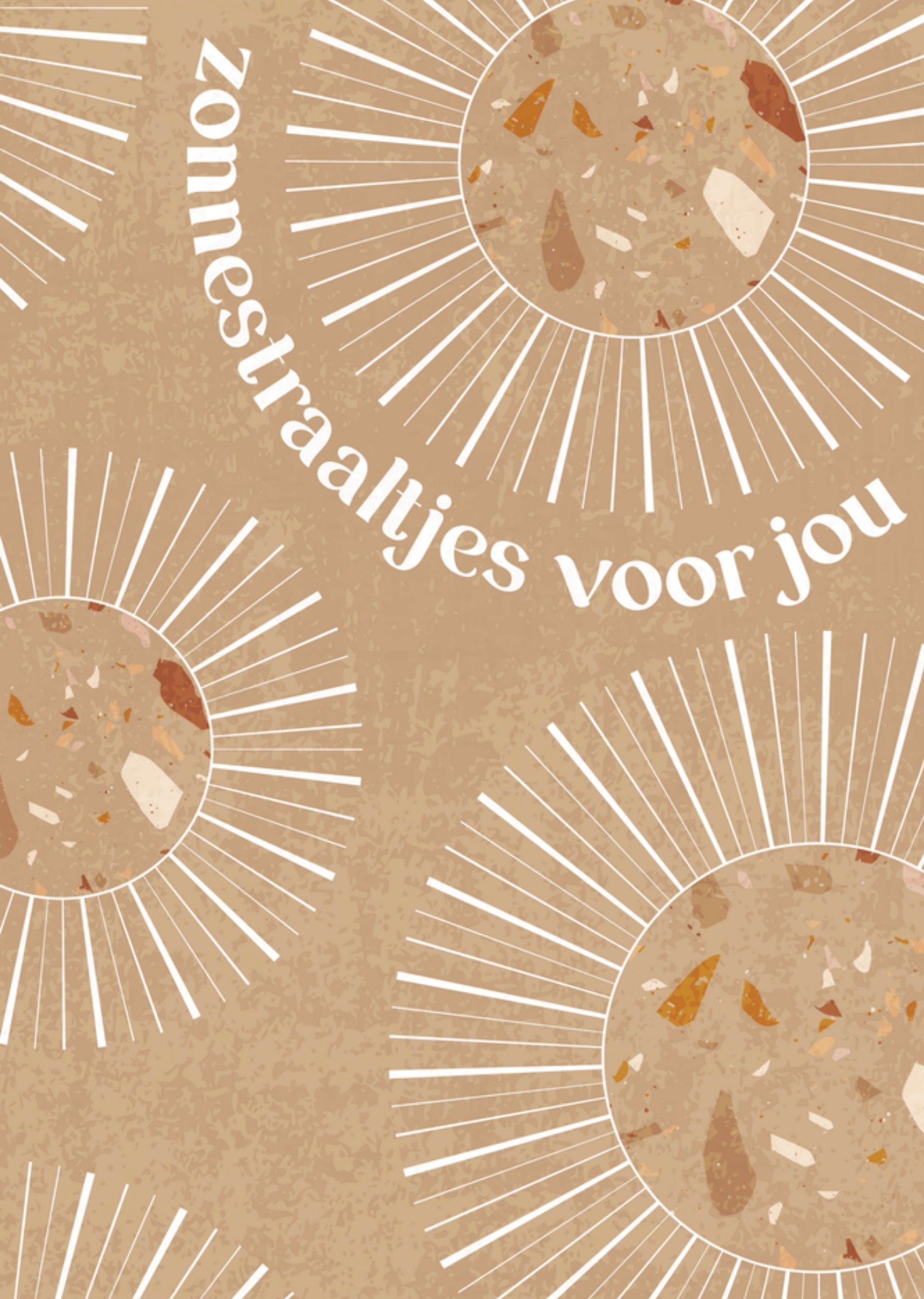 Denken aan kaart zonnestraaltjes Kaart Melolelo