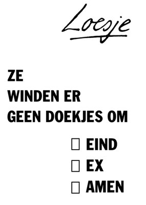 Loesje | Geslaagd kaart | eindexamen