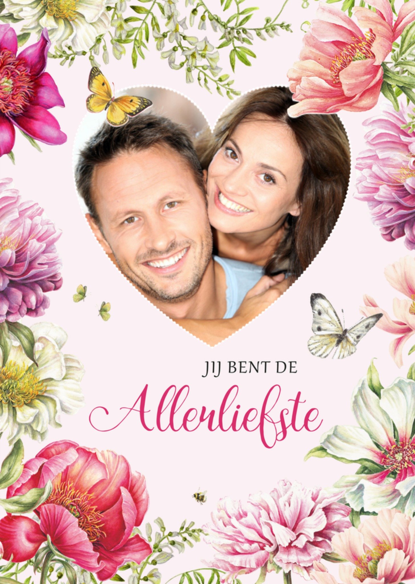 Valentijnskaart Je bent de allerliefste Kaart Janneke Brinkman