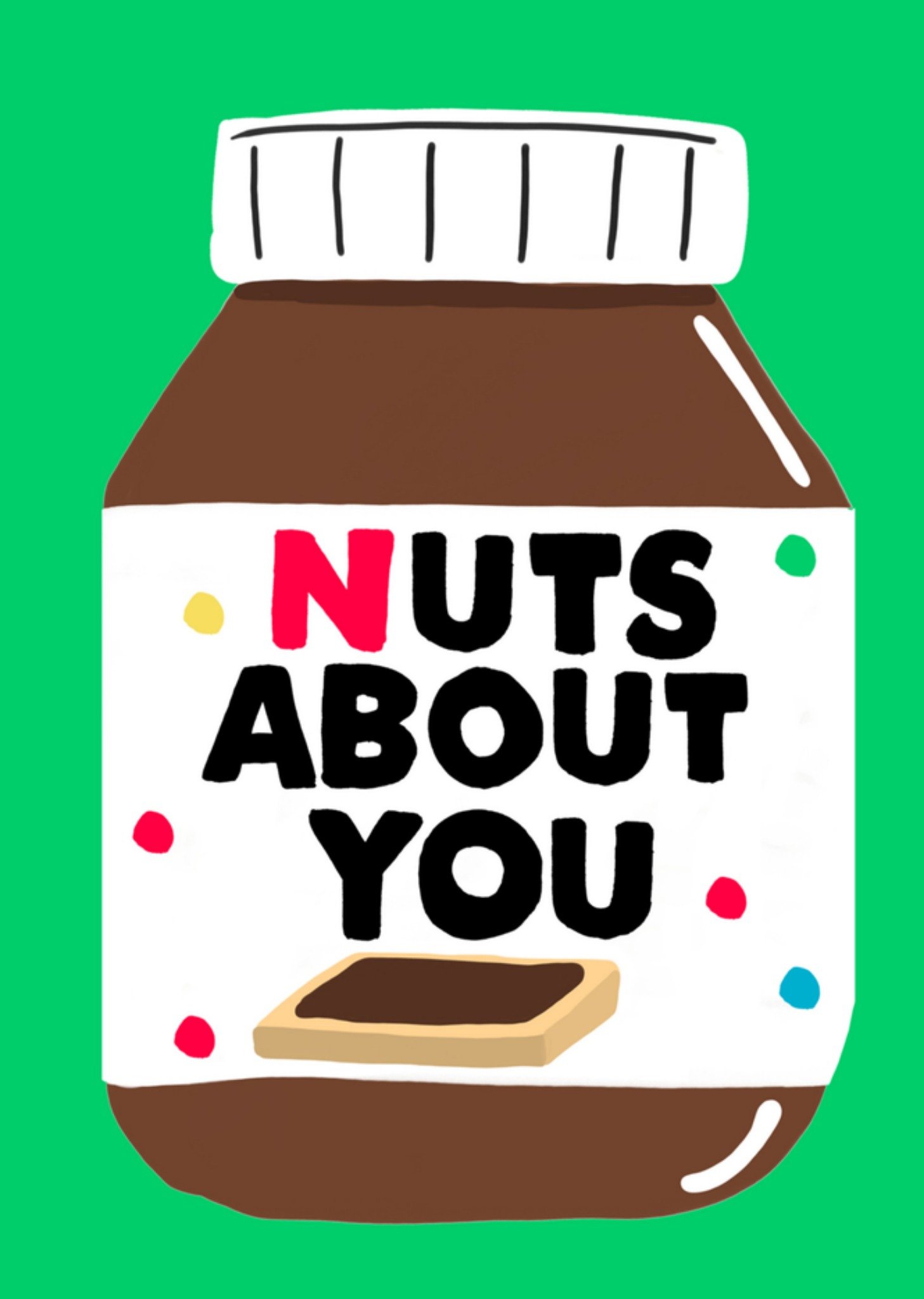 Verjaardagskaart chocopasta Kaart Jolly Awesome