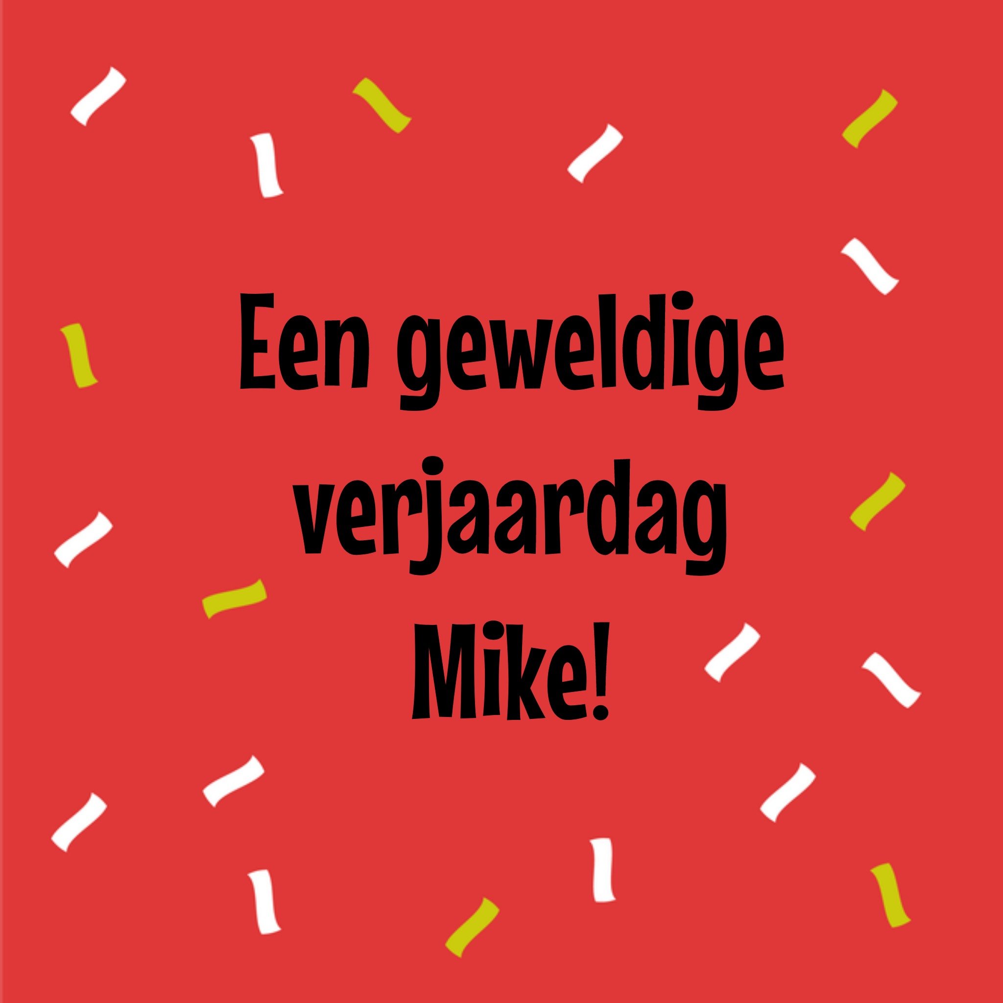 Greetz Verjaardagskaart Een geweldige verjaardag Vierkant