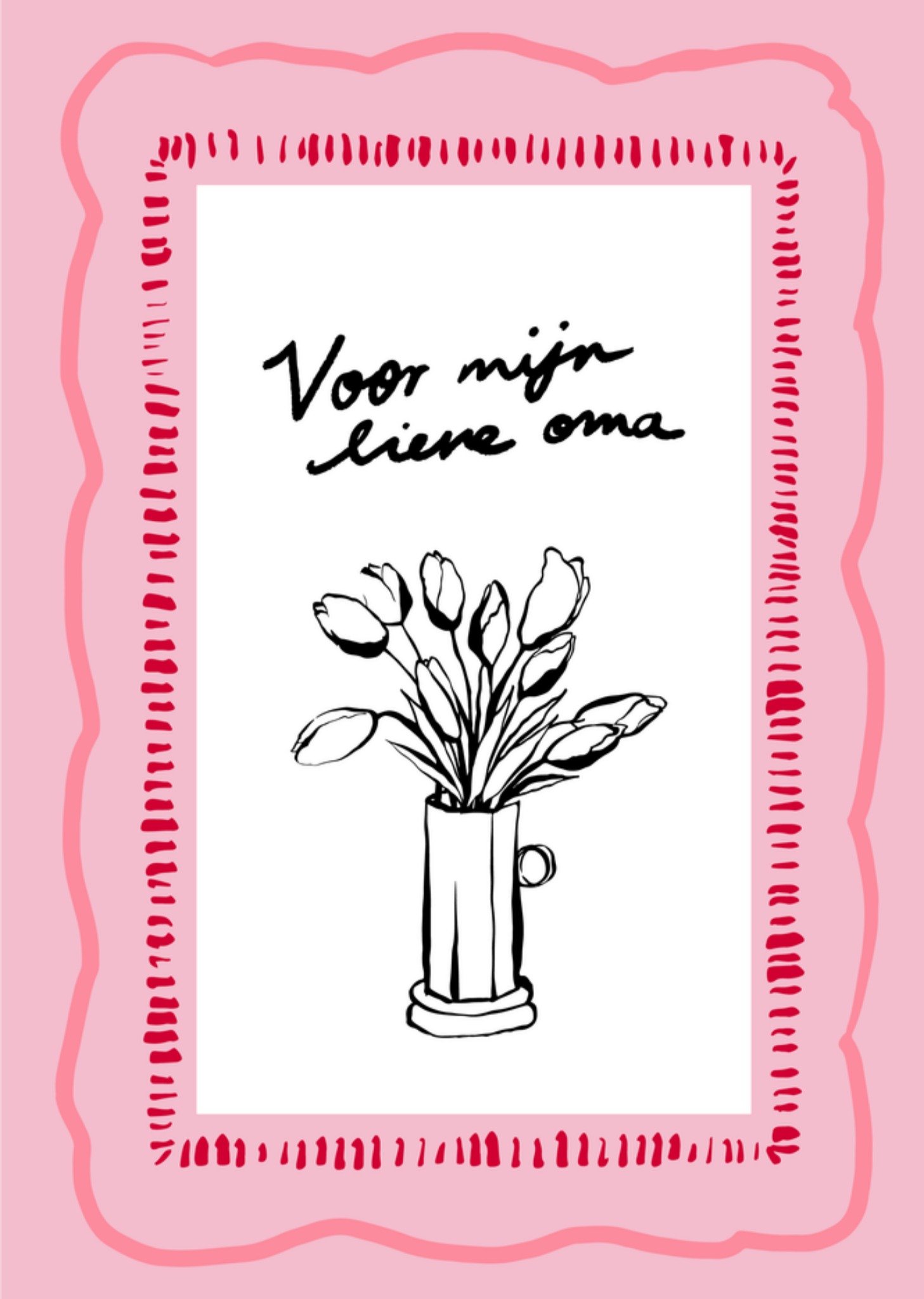 Valentijnskaart Lieve Oma Greetz