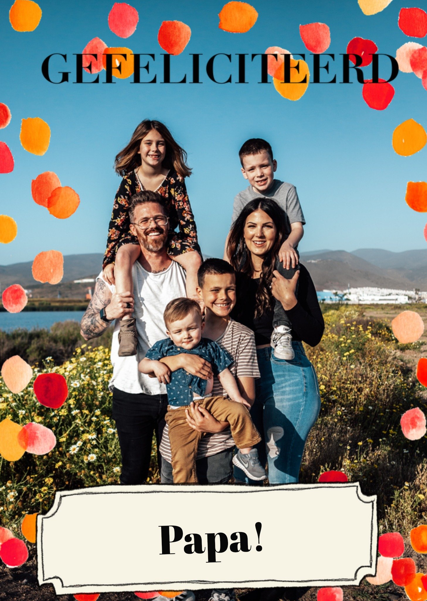 Marie Bodie Verjaardagskaart Papa Met foto Kaart Marie Bodié