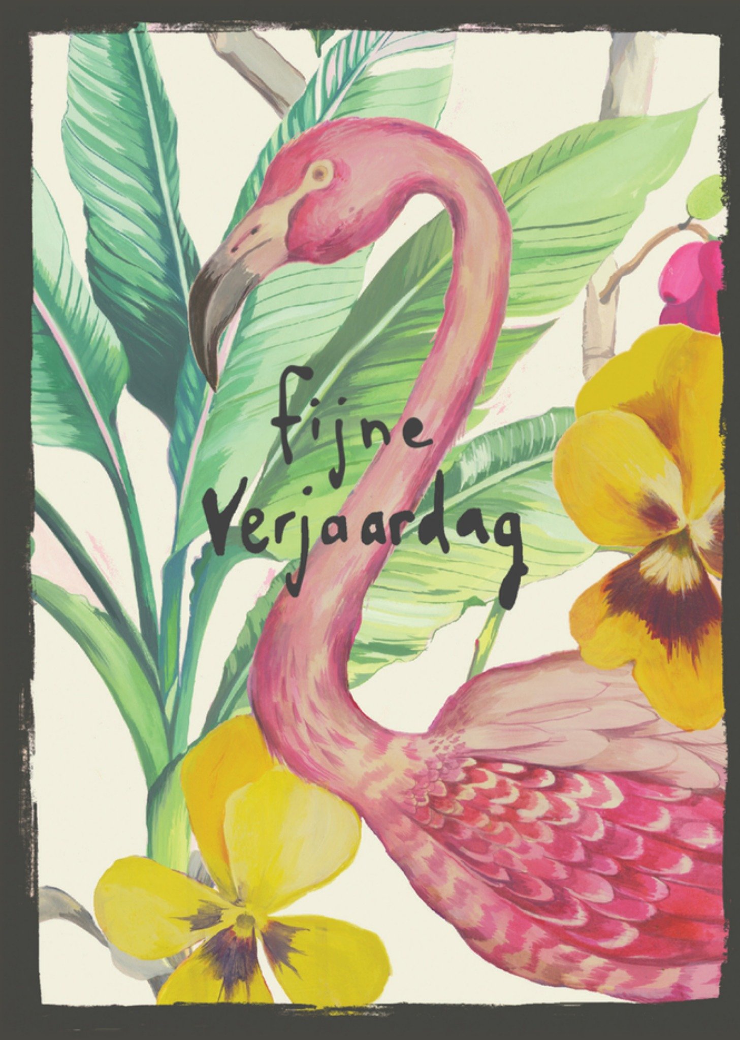 Sooshichacha Verjaardagskaart flamingo Kaart Sooshichacha Limited