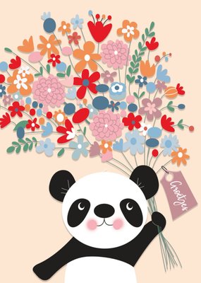 Paperclip | Zomaar kaart | Panda