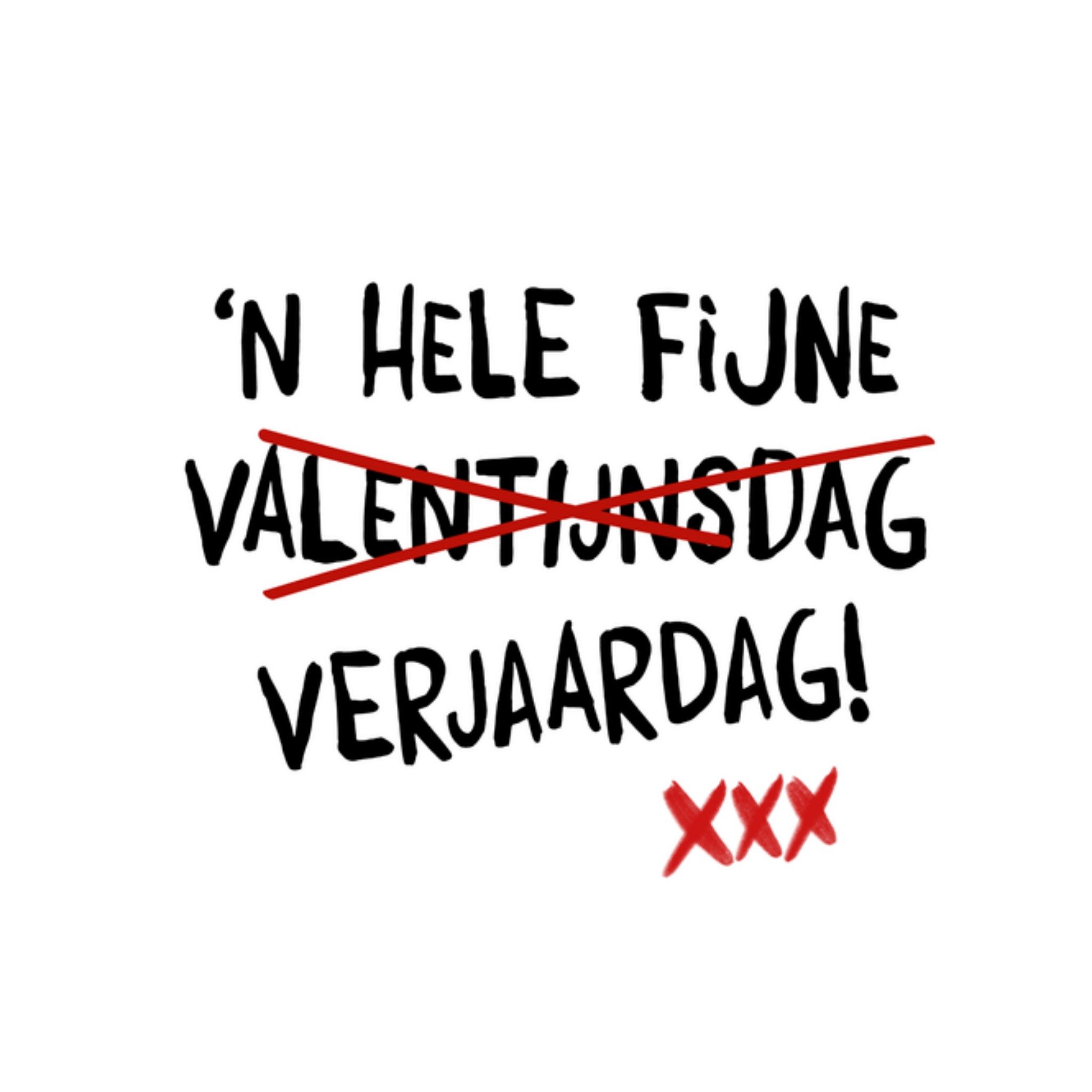 Greetz Valentijnskaart Verjaardag Vierkant