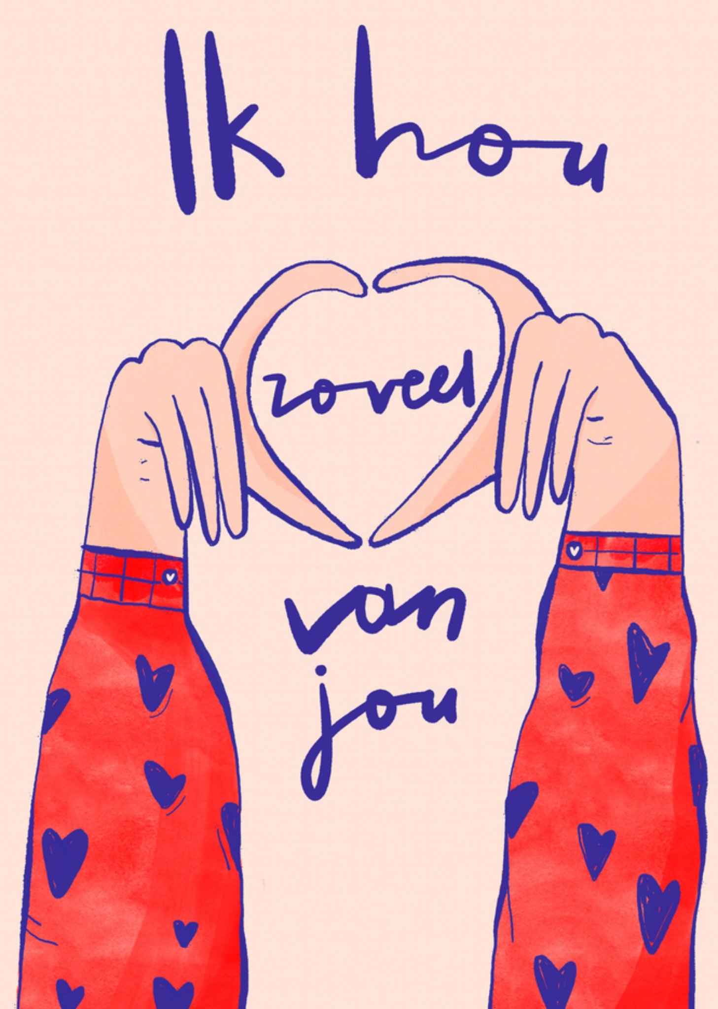 Zomaar kaart Ik Hou Zoveel Van Jou Kaart Gozde