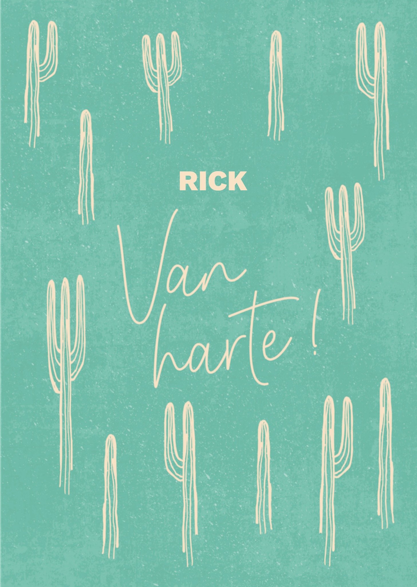 Verjaardagskaart Van Harte Kaart Melolelo