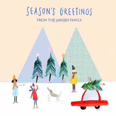 Greetz | Kerstkaart | met aanpasbare naam