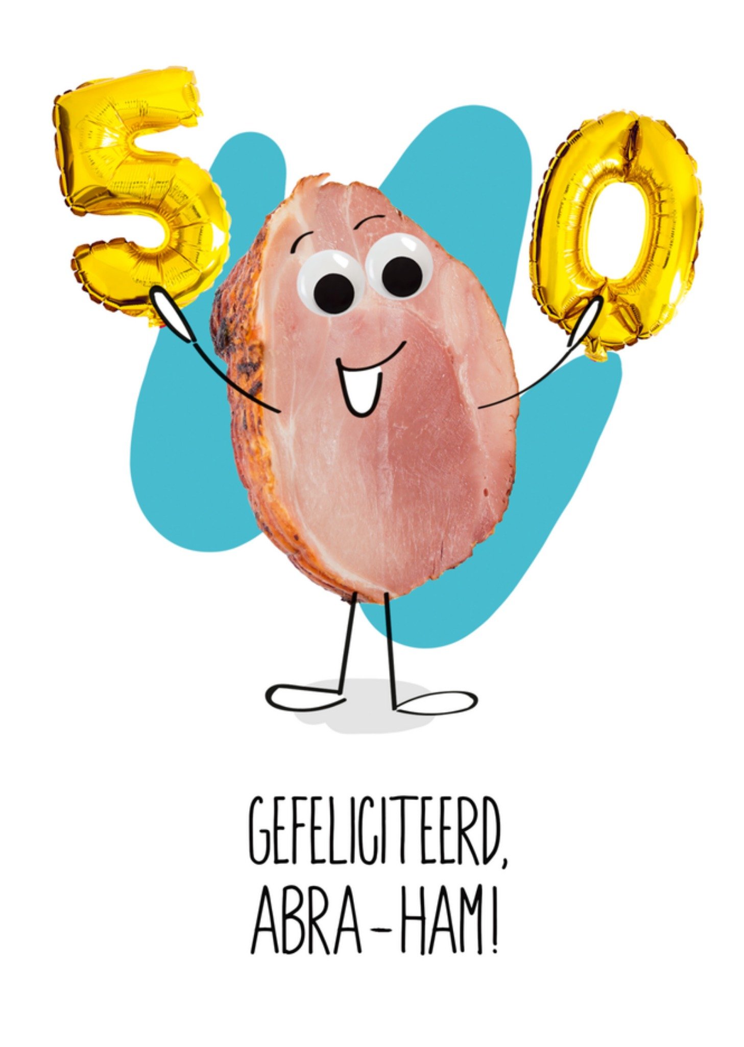 Paperclip Gefeliciteerd Abra-ham Standard Card