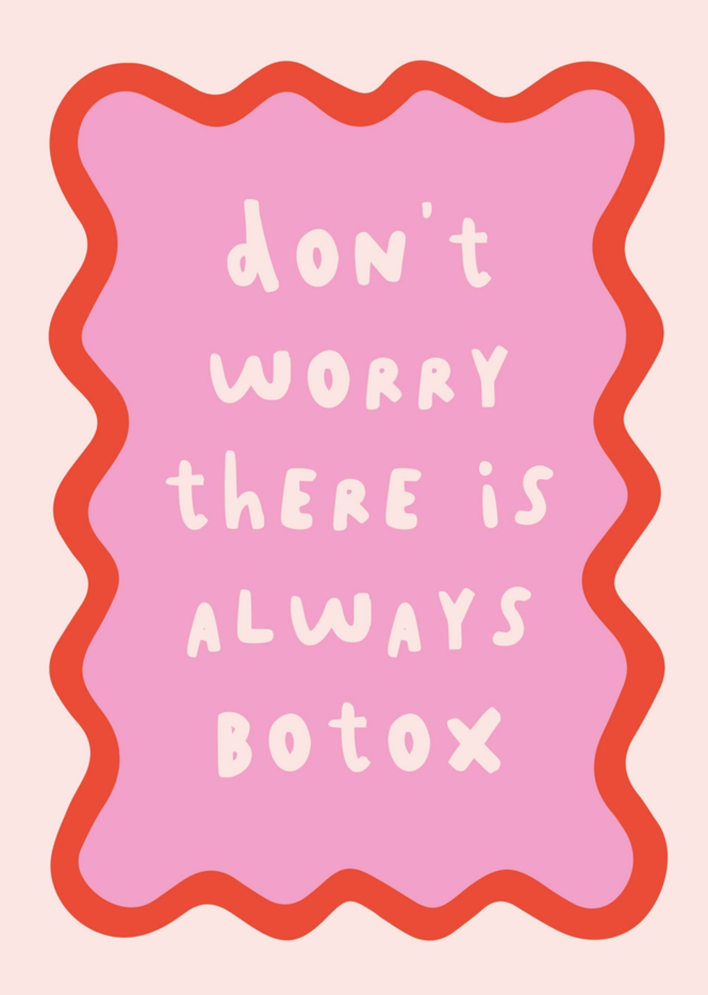 Verjaardagskaart There is always botox Kaart Scribbler