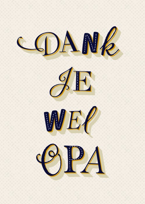Greetz | Bedanktkaart | Opa