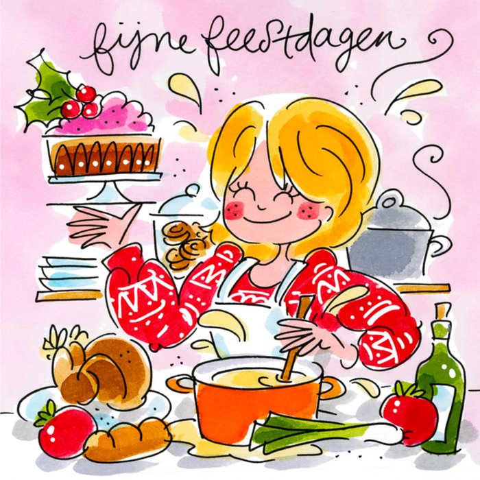 Blond Amsterdam | Kerstkaart | Kerstdiner maken 