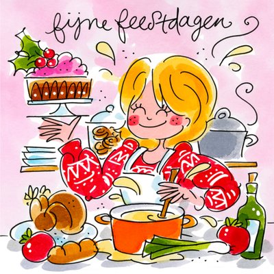 Blond Amsterdam | Kerstkaart | Kerstdiner maken 