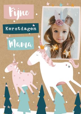 Greetz | Kerstkaart | fotokaart unicorn