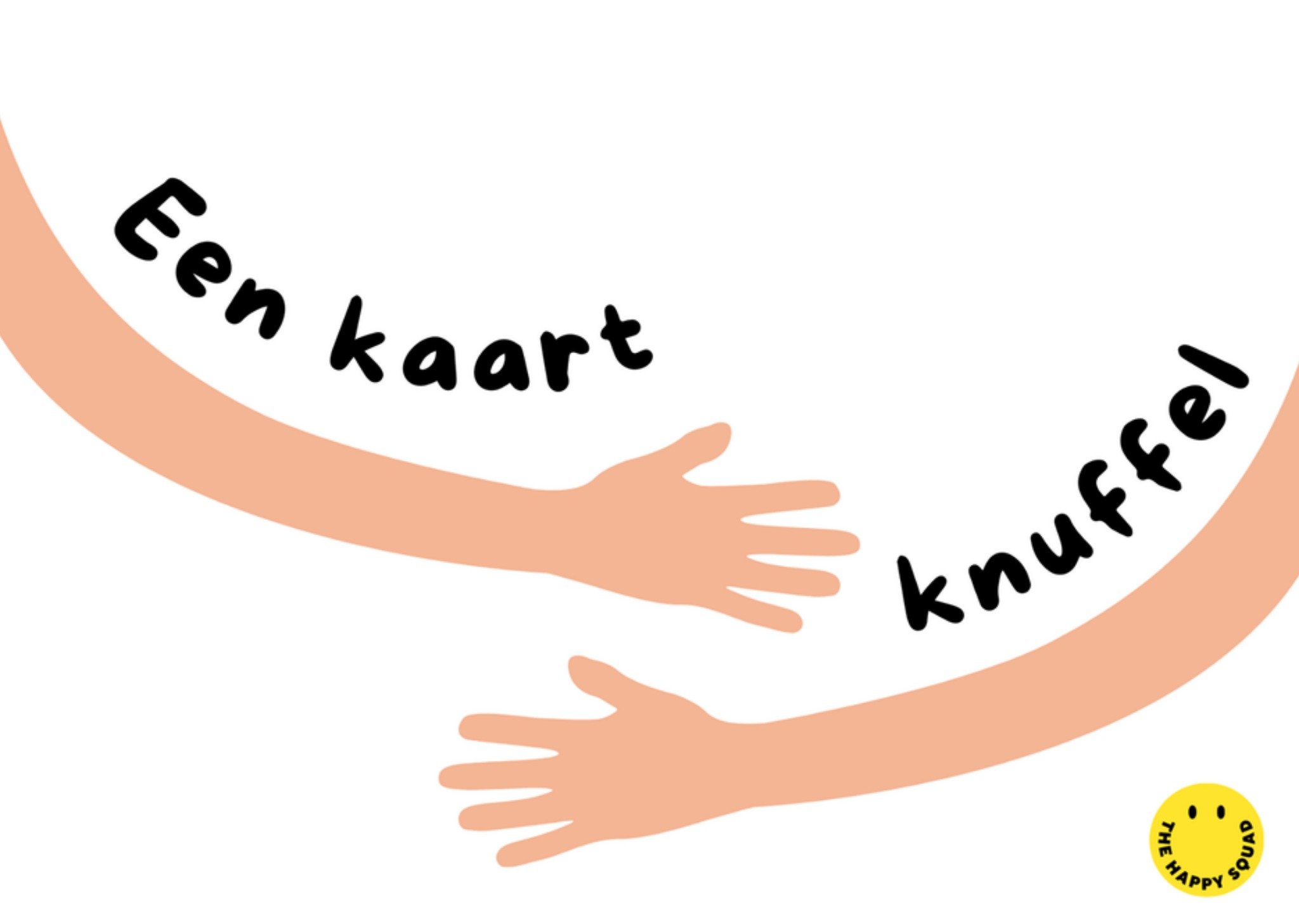 Denken aan kaart Een Kaart Knuffel Kaart The Happy Squad