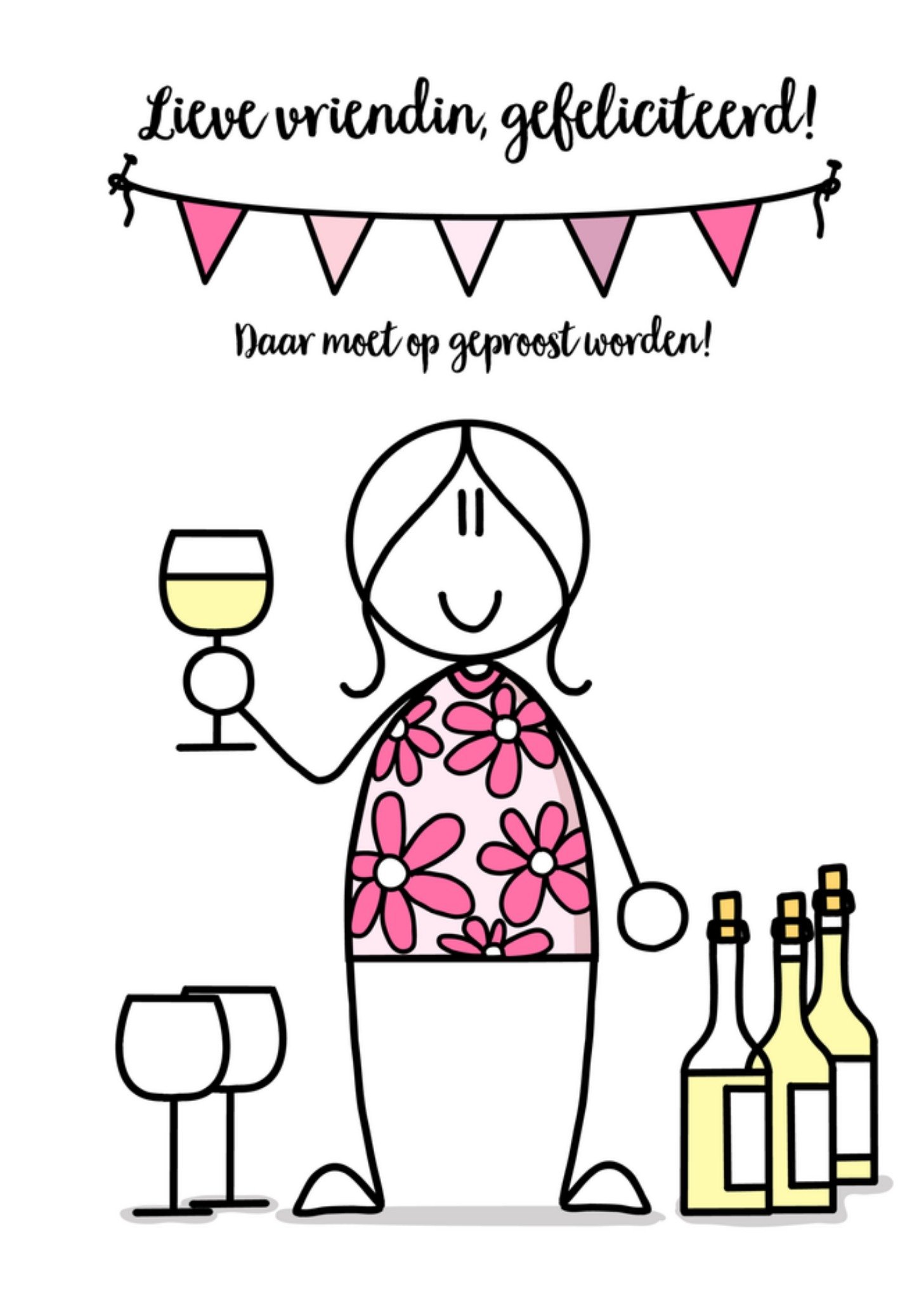 Verjaardagskaart proost Kaart YH Tekent