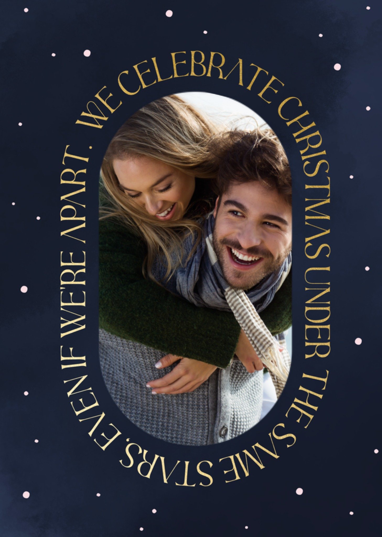 Kerstkaart under the same stars Greetz