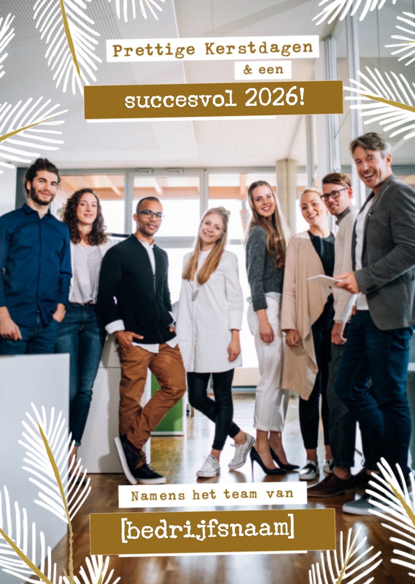 Greetz Kerstkaart zakelijk fotokaart Standard Card