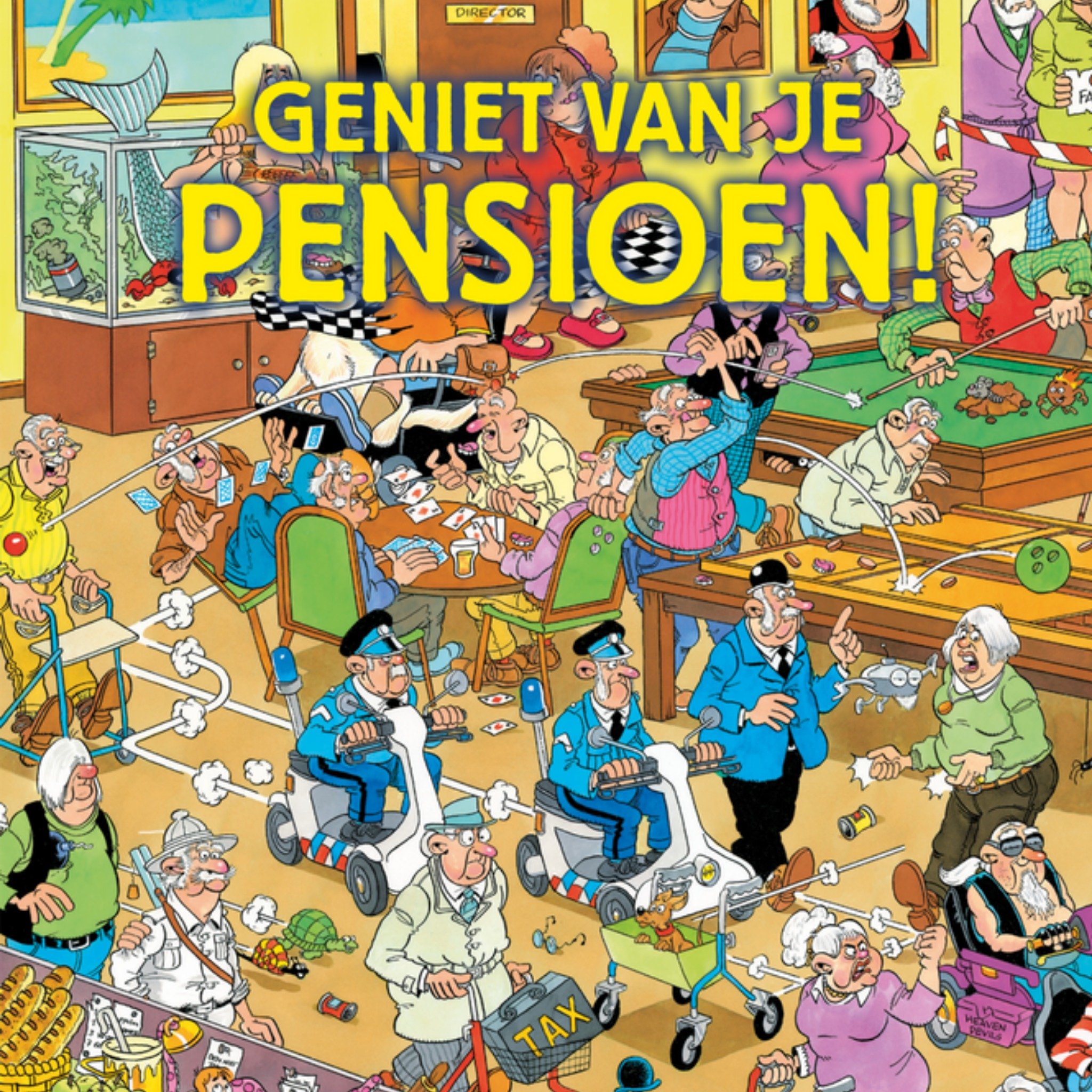Jan van Haasteren - Pensioenkaart - Humor
