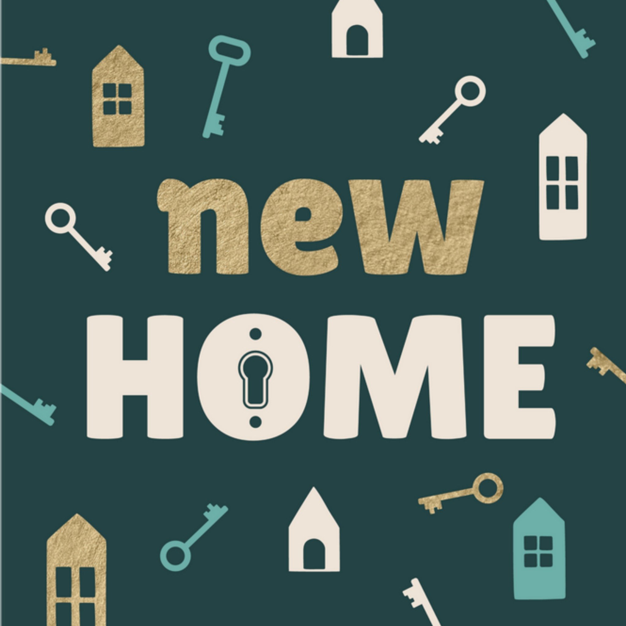 Papercute - Nieuwe woning kaart - Sleutels - New Home