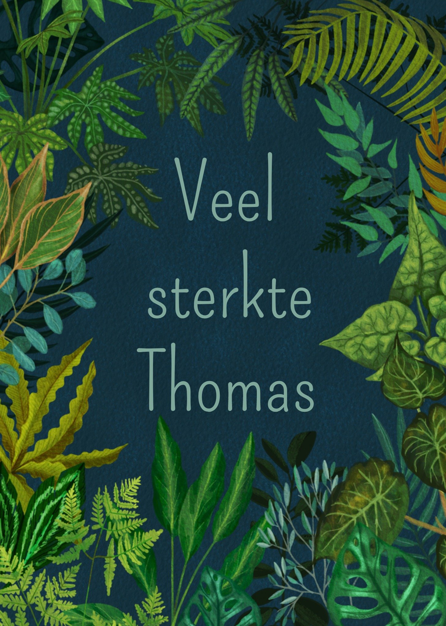 Sterkte kaart met naam Kaart Petit Konijn