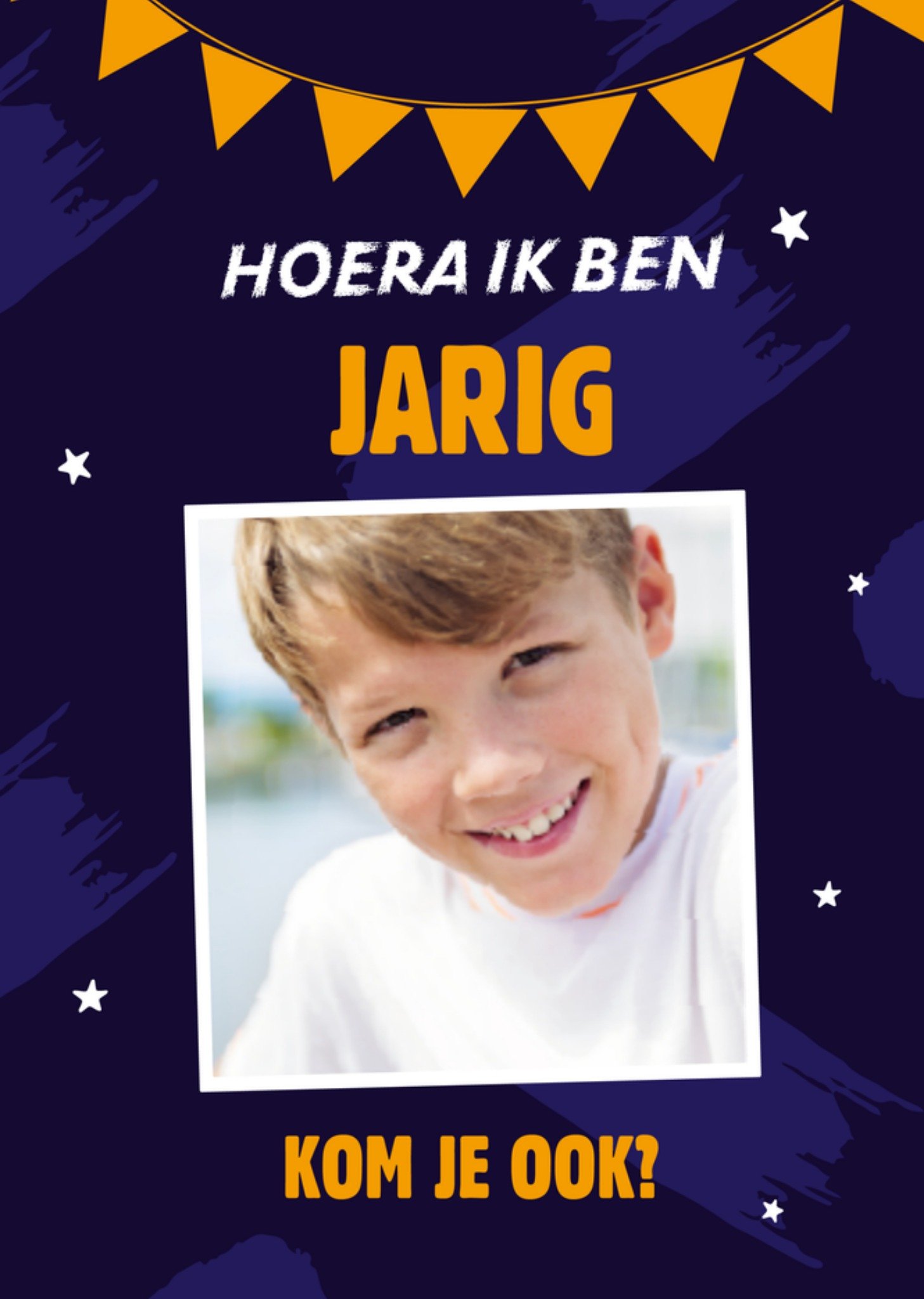 Greetz Kinderfeest Vlaggen Standard Card