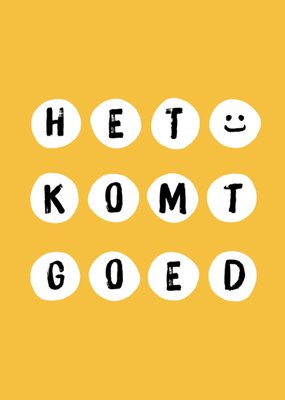 Greetz | Denken aan kaart | het komt goed