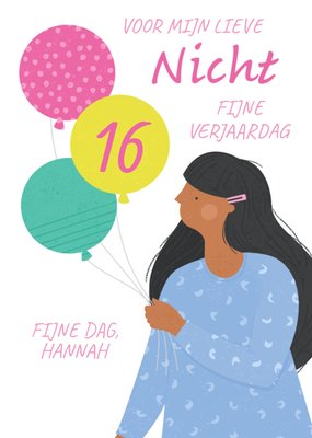 Greetz | Verjaardag | Nicht | Illustratie